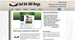 Desktop Screenshot of coolhatwebdesign.com